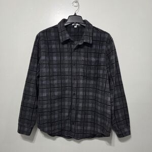 Threads 4 thought men’s Fleece Flannel Button Up